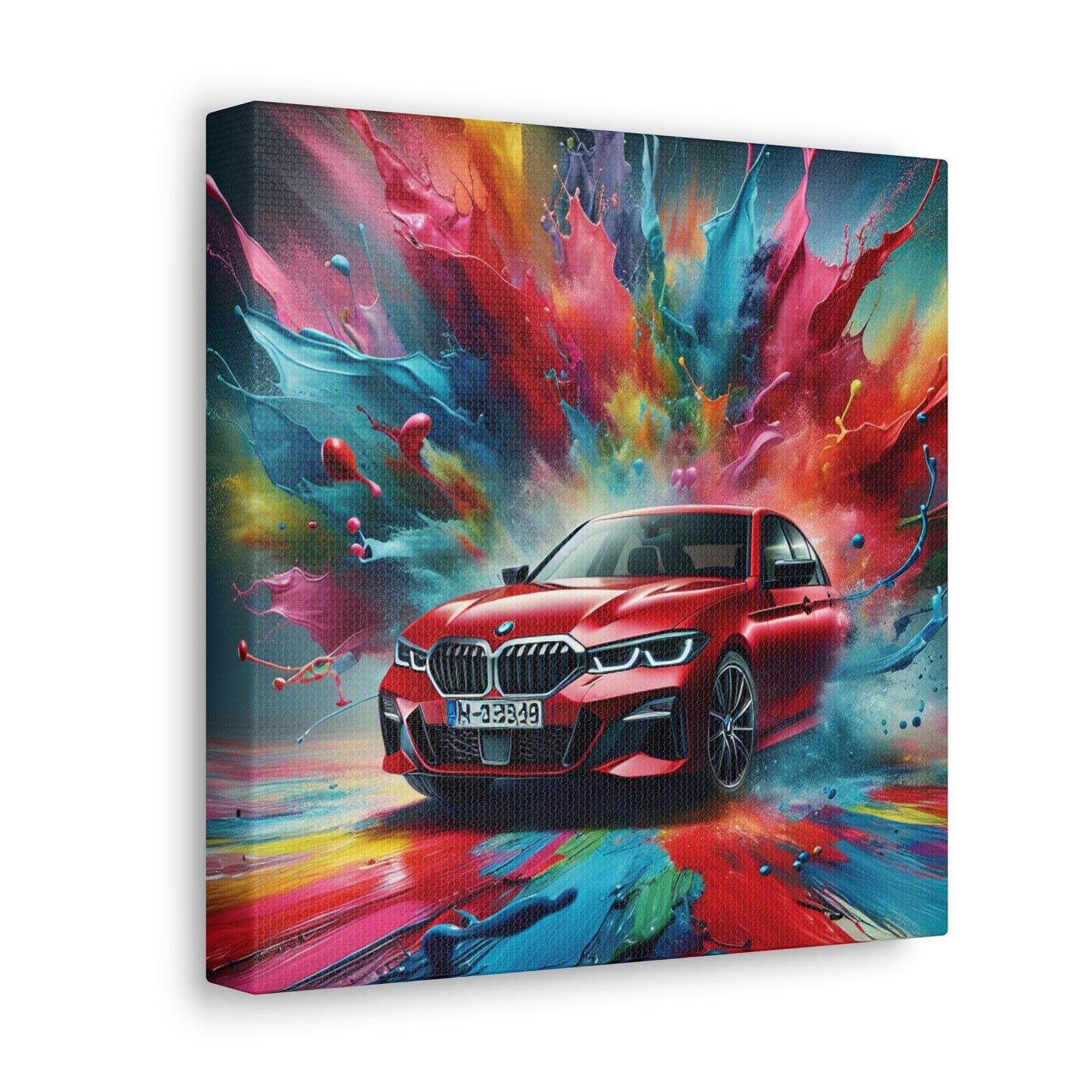 BMW Car Wall Art, Luxury Vehicle Canva Painting, Stylish Home Decor, Modern Artwork, Car Enthusiast, Collector, BMW Lover Gift, High Quality Print