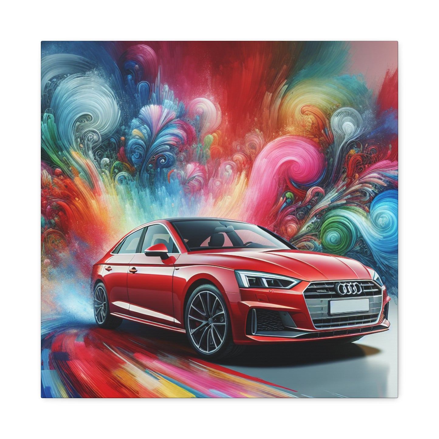 Audi A5 Wall Art, Luxury Car Canva Painting, Automotive Decor, Unique Gift for Car Enthusiast, High Quality Print, Home or Office Decor