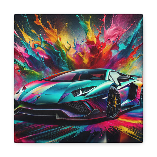 Lamborghini Aventador Canva Art Painting - Luxury Car Themed Decor - Auto Enthusiast Gift - Unique Wall Art