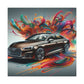 Audi A5 Car Artwork - Large Modern Wall Decor, Luxury Car Canva Painting, Unique Gift for Auto Enthusiast and Car Lovers