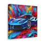 Ferrari Luxury Car Wall Art, Large Canva Print for Home and Office Decor, Exotic Supercar Painting, Perfect Gift for Car Enthusiast