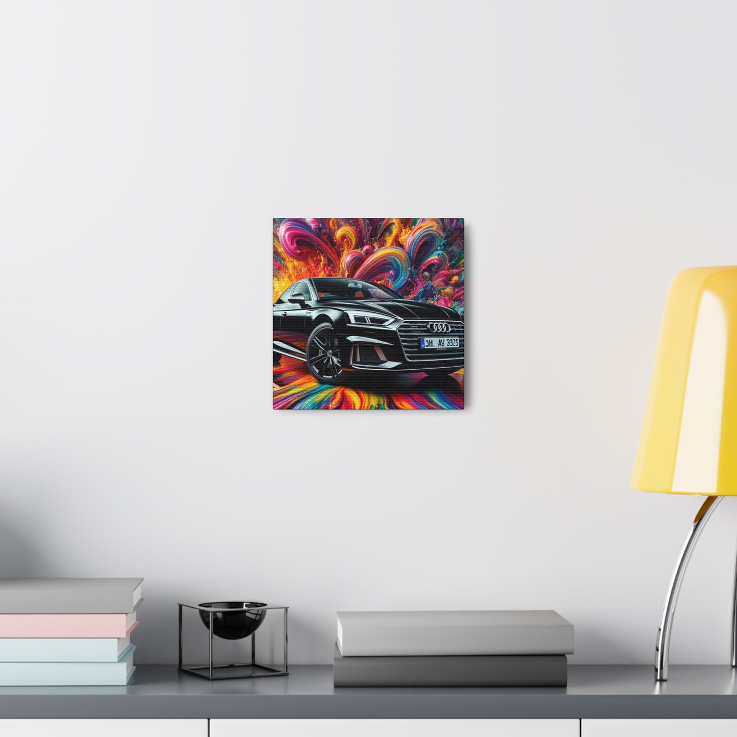 Audi A5 Canvas Painting - Wall Art, Luxury Car Print, Home Office Decor, Gift for Car Enthusiasts and Audi Lovers