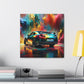 Nissan GT-R Car Canva Painting - Modern Wall Art Decor for Automotive Enthusiasts, Vehicle Inspired Home Decor, Unique Car Lover's Gift