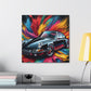 Porsche 911 Canva Painting, High Quality, Hand-painted, Luxurious Home Decor, Perfect Gift for Car & Art Lovers, Ready to Hang Wall Art