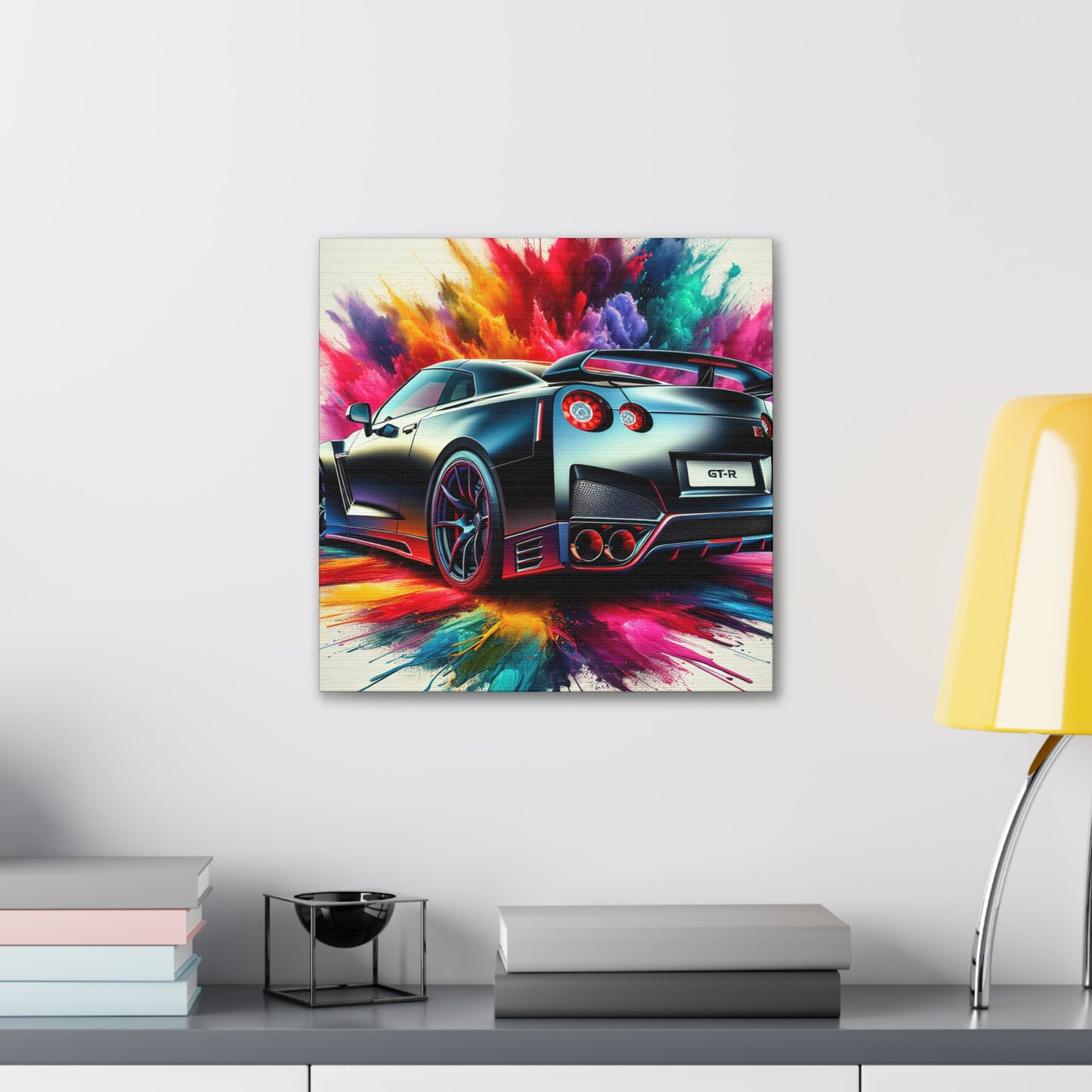 Nissan GT-R Wall Art Canva Painting - Unique Home Decor, Car Enthusiasts, Luxury Automobile, Perfect Gift Idea, Beautiful Print Design