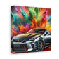 Nissan GT-R Canva Wall Art, Modern Sports Car Painting, Perfect Gift, Home or Office Decor, Auto Enthusiast Must-Have, Car Artwork