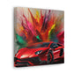 Lamborghini Aventador Wall Art - Modern Sports Car Canvas Print - Perfect for Garage Decor and Car Enthusiasts