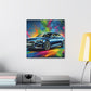 Audi A5 Canva Painting, Hand-Painted Wall Art, Luxury Car Print, Home Decor, Unique Gift for Car Enthusiast, Petrolhead, and Audi Lovers