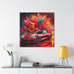 Chevrolet Corvette Canva Painting - Handmade Wall Art, Unique Car Themed Decor, Perfect Gift for Car Enthusiasts and Collectors