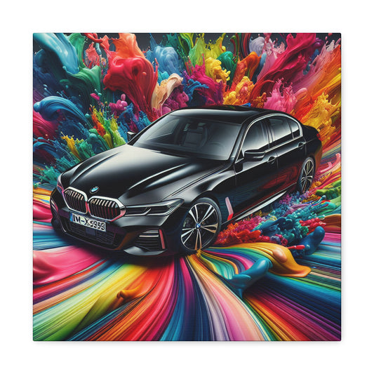 Luxury BMW Car Wall Art, Modern Canvas Painting, Automotive Decor, Unique Gift for Car Lovers and Enthusiasts, High-Quality Print