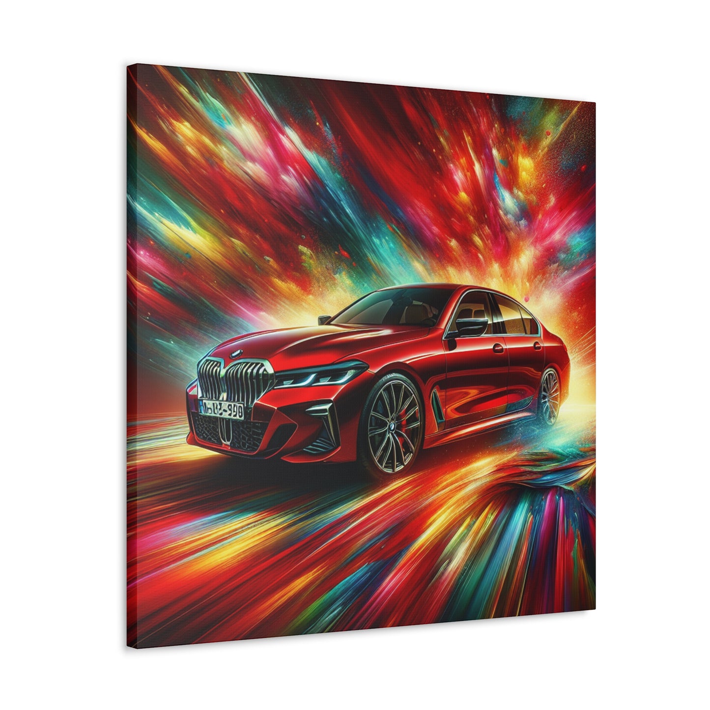 BMW Wall Art Canva Painting, Luxury Car Wall Decor, Automobile Home Decoration, Gift for Car Lovers, High Quality Canvas Print, Large Wall Art