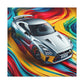 Nissan GT-R Sports Car Canva Painting - Perfect Wall Art Decor, Unique Gift for Car Lovers and Enthusiasts