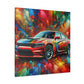 Dodge Charger Wall Art, Car Canva Painting, Automotive Decor, Classic Car Print, Unique Gift for Car Lovers, Garage and Man Cave Addition