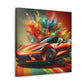 Chevrolet Corvette Wall Art, Large Canvas Print, Luxury Car Painting, Home and Office Décor, Perfect Gift for Car Lovers