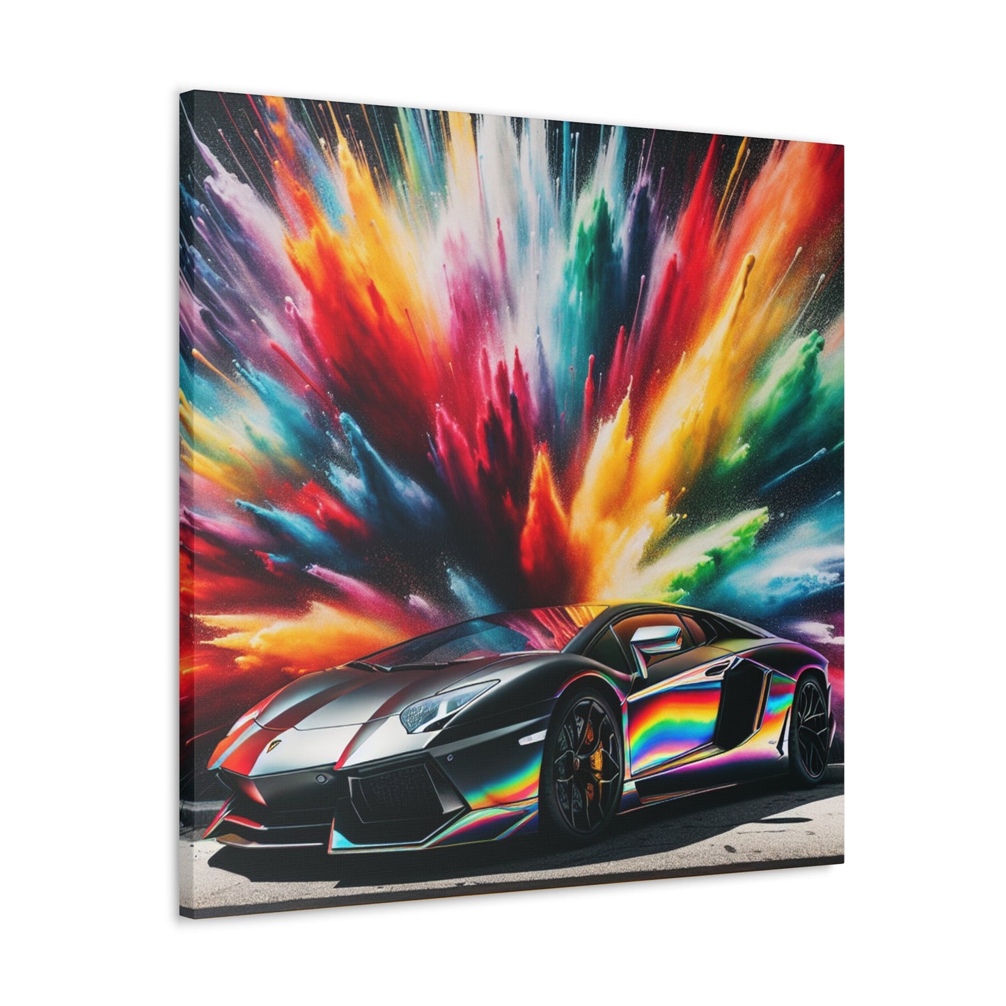 Lamborghini Aventador Canva Painting, Large Wall Art, Luxury Car Artwork, Modern Home Decor, Unique Gift for Car Lovers and Enthusiasts