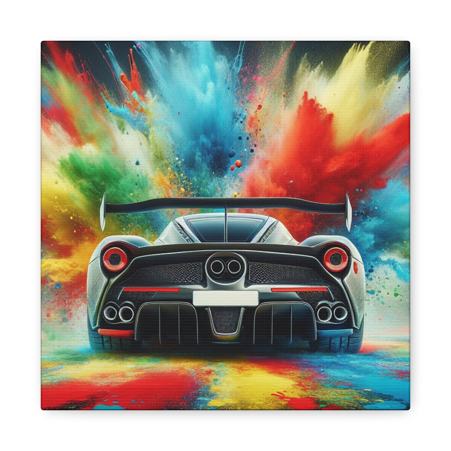 Nissan GT-R Canva Painting, Luxury Sports Car Wall Art, High-Quality Home Decor, Perfect Gift for Car Lovers and Enthusiasts