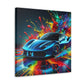 Ferrari Car Canva Painting, Luxury Sports Car Wall Decor, Unique Gift for Car Enthusiasts, High-quality Modern Home and Office Artwork