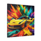 Ferrari Luxury Car Wall Art, Hand-Painted Acrylic Canva Painting, Home Decor, Classic Car Lovers Gift, High-Quality Picture, Perfect For Office and Home