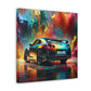 Nissan GT-R Car Canva Painting - Modern Wall Art Decor for Automotive Enthusiasts, Vehicle Inspired Home Decor, Unique Car Lover's Gift