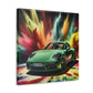 Porsche 911 Wall Art, Luxury Car Painting, Canva Print, Home Decor, Gift for Car Enthusiast and Classic Car Lover