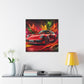 Porsche 911 Wall Art Canva Painting - Perfect for Living Room Decor, Car Enthusiasts, and Gift, Classic Sports Car Print