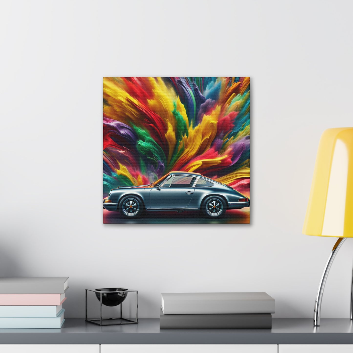 Porsche 911 Canva Painting, Luxury Car Wall Art, Premium Quality Home Décor, Perfect Gift for Car Enthusiasts and Collectors