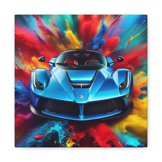 Luxury Ferrari Wall Art Canvas, Supercar Home Decor Painting, Professional Quality Print, Gift for Car Enthusiasts and Collectors