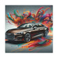 Audi A5 Car Artwork - Large Modern Wall Decor, Luxury Car Canva Painting, Unique Gift for Auto Enthusiast and Car Lovers