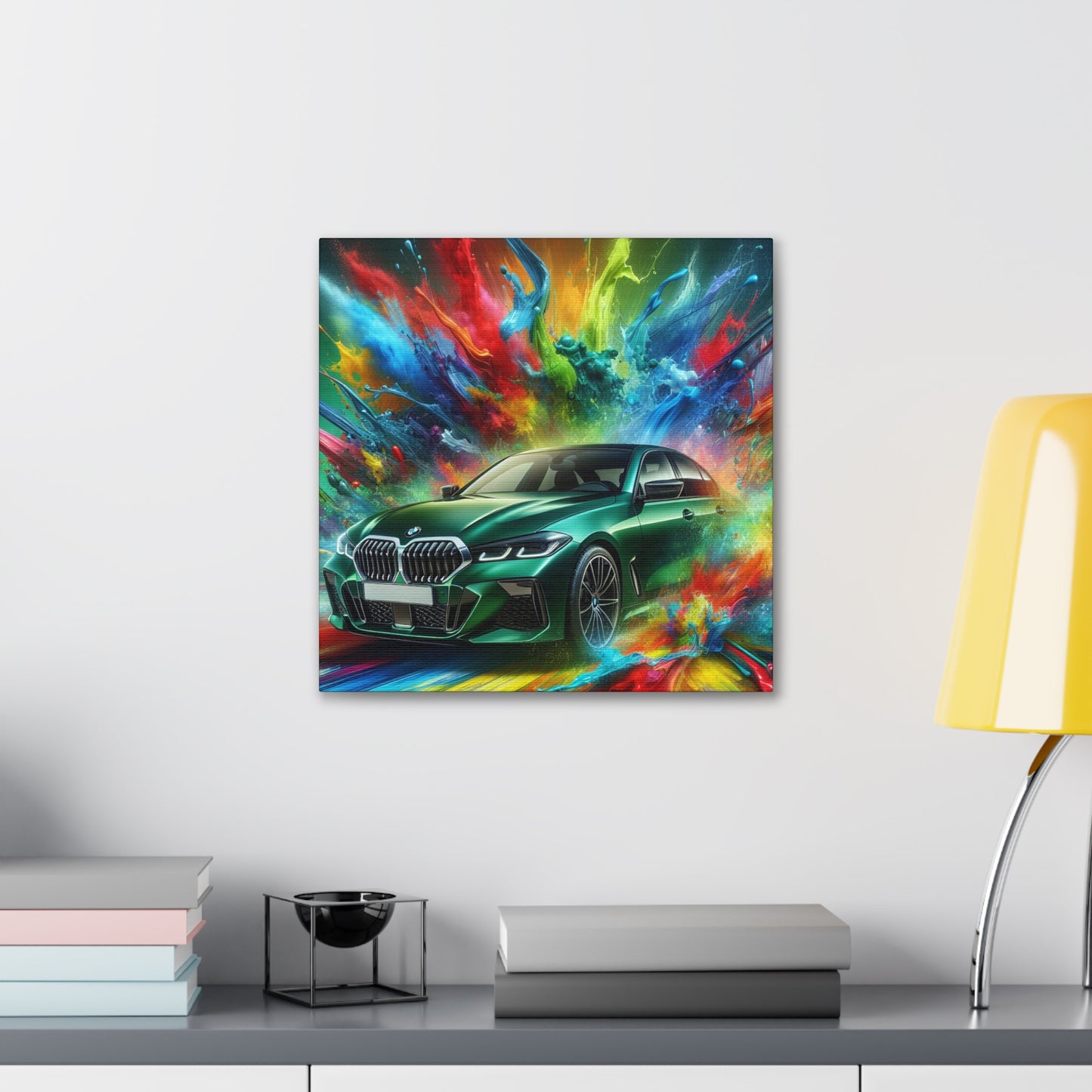 BMW Wall Art Canvas Painting - Luxury Car Print, Home Decor, Automotive Artwork, Perfect for Car Lovers and Enthusiasts