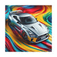 Nissan GT-R Sports Car Canva Painting - Perfect Wall Art Decor, Unique Gift for Car Lovers and Enthusiasts