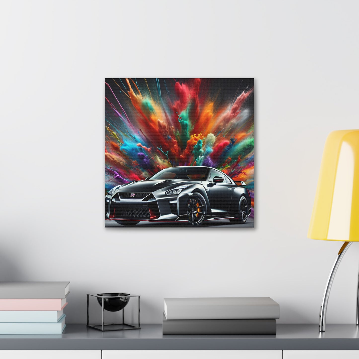 Stunning Nissan GT-R Wall Art Canva Painting - Perfect Home Decor - Ideal for Car Lovers and Collectors