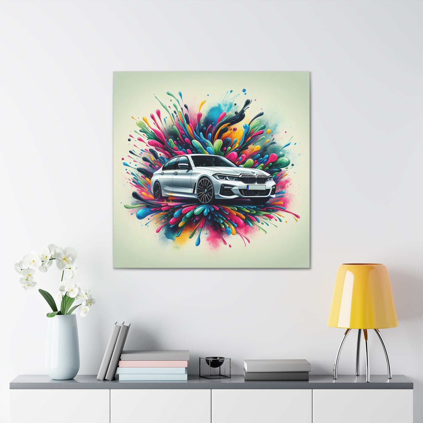 BMW Luxury Car Wall Art, Canva Prints for Home Decor, Modern Painting for Car Lovers & Office, Gift for Men and Automobile Enthusiasts