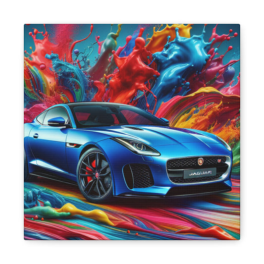 Jaguar F-Type Wall Art Canva, Luxury Car Wall Decor, Automobile Enthusiast Gift, High-Quality Canvas Print, Unique Home and Office Decor