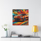 Chevrolet Camaro Canva Painting - Classic Car Wall Art, Muscle Car Decor, Gifts for Car Enthusiasts, Automobile Lovers, Man Cave Addition