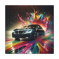 Luxury BMW Car Artwork - Modern Wall Decor Canva Painting - Perfect for Car Enthusiasts, Office, and Home Decoration