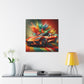 Chevrolet Corvette Wall Art, Large Canvas Print, Luxury Car Painting, Home and Office Décor, Perfect Gift for Car Lovers