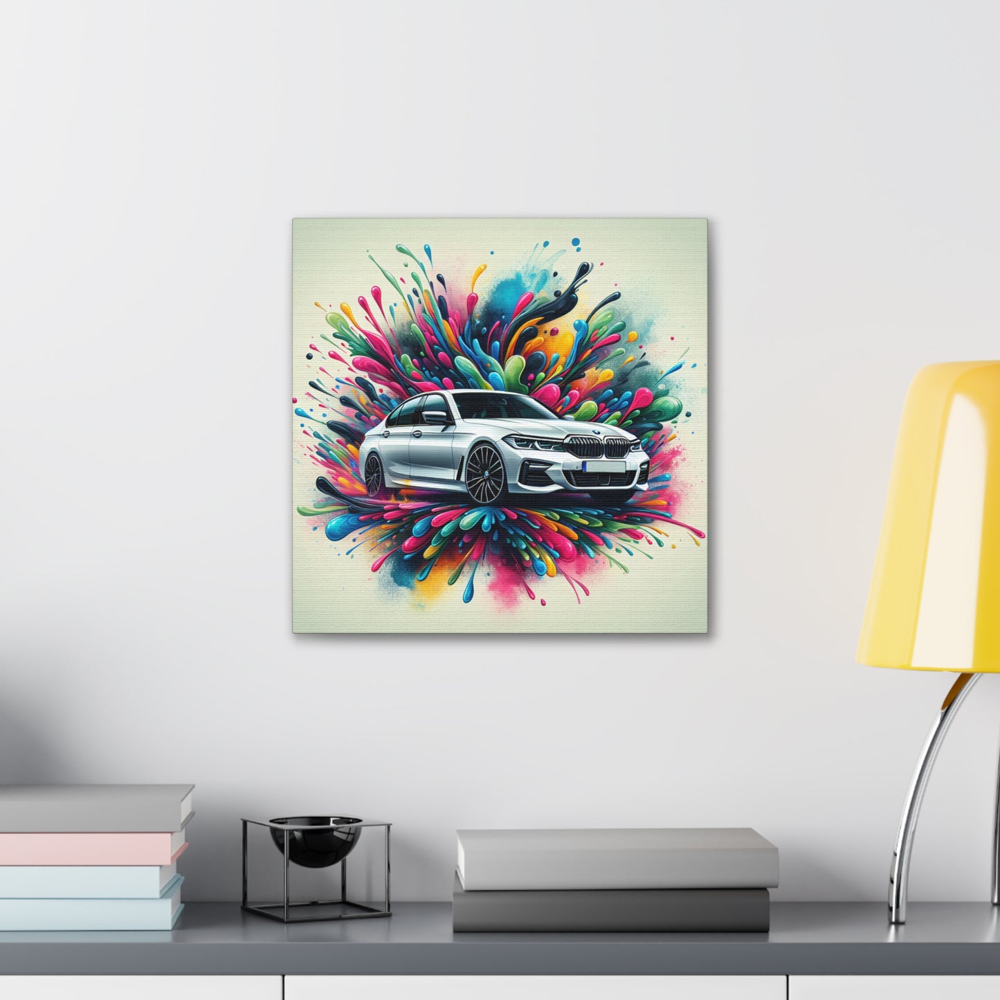 BMW Luxury Car Wall Art, Canva Prints for Home Decor, Modern Painting for Car Lovers & Office, Gift for Men and Automobile Enthusiasts