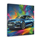 Audi A5 Canva Painting, Hand-Painted Wall Art, Luxury Car Print, Home Decor, Unique Gift for Car Enthusiast, Petrolhead, and Audi Lovers