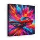 Dodge Charger Wall Art - Vintage Style Car Canva, Perfect for Man Cave, Gift for Car Enthusiasts and Classic Car Lover