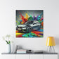 BMW Luxury Sports Car Canva Painting, Unique Wall Decor, Car Enthusiast Gift, High-Quality Print, Home and Office Art, Automobile Lover Present