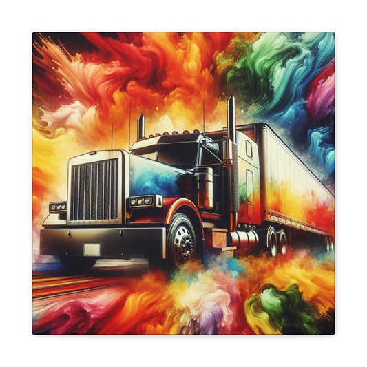 Vintage Truck Canva Painting, Rustic Home Decor, Wall Art, Gift for Truck Lovers, Car Enthusiast, Unique Prime Quality, Fast Delivery