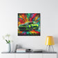 Chevrolet Camaro Artwork - Canva Painting, Wall Decor, Vintage Car Prints, Automotive Decor, Classic Car Lover - Ideal Gift for Car Enthusiasts