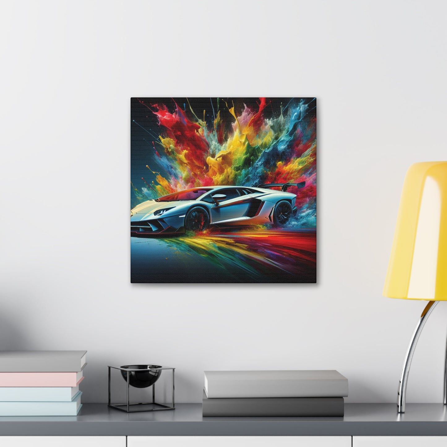 Luxury Lamborghini Aventador Wall Art Canva - Perfect for Car Enthusiasts and Home Decor - High-Quality Print