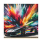 Lamborghini Aventador Canva Painting, Large Wall Art, Luxury Car Artwork, Modern Home Decor, Unique Gift for Car Lovers and Enthusiasts